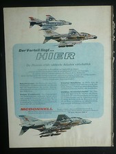 2/1962 PUB MCDONNELL F-4 PHANTOM II KAMPKRAFT ORIGINAL GERMAN AD