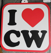 Plaque 3D I LOVE CW