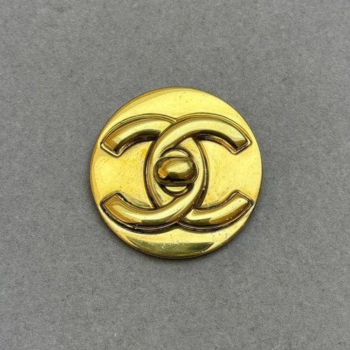 Broche chanel vintage logo - vintage, cc