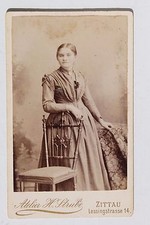 27557 CDV Portrait Photo Femme