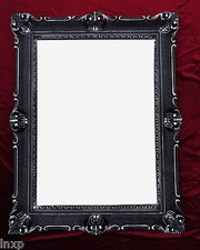 Miroir Mural Noir Argent