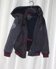 doudoune blouson CATIMINI garçon 6 ans  - capuche - gris - TBE