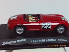 FERRARI 166  MM 1ére LE MANS 1949 AVEC SON PILOTE impression 3D