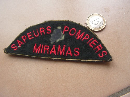 Patch tissus pompier - patch,