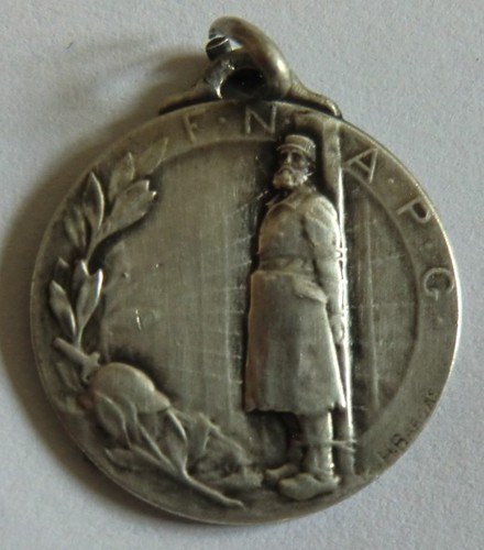 Médaille métal argenté