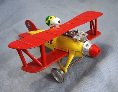 Vintage snoopy avion biplan - avion,