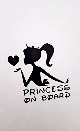 Autocollant princesse bord - autocollant,