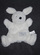 🍀Doudou Marionnette Lapin Blanc SIMBA TOYS NICOTOY KIABI You Make Me Happy TTBE