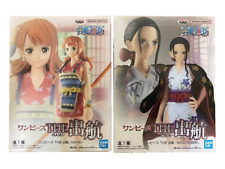 Lot de 2 figurines One Piece Nico Robin Nami LE départ Banpresto authentique