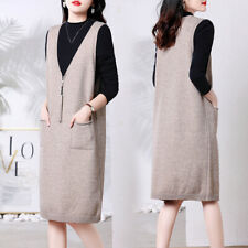 Femme Tricoté sans Manche