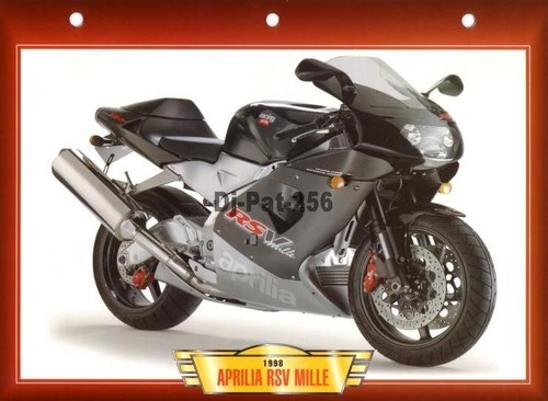 Fiche moto aprilia rsv - moto,