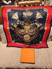 carré HERMÈS Parures Des Sables Par Laurence Bourthoumieux Vintage +Sa Boîte 