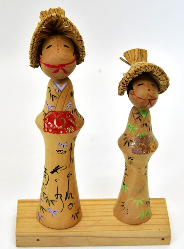 Paire poupées kokeshi - paire,