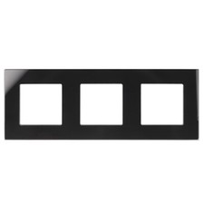 Cadre triple verre noir