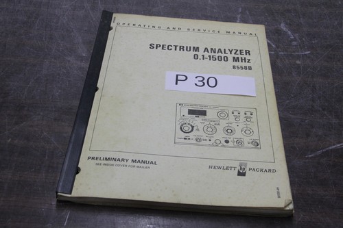 Agilent 8558b operation - agilent,