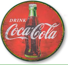 Plaque vintage coca - plaque,