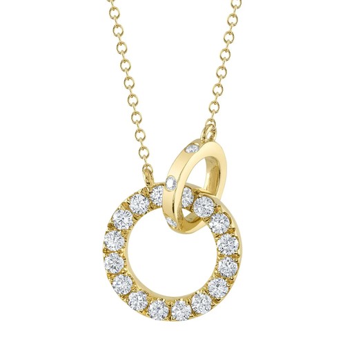 Collier sautoir nœud infini - collier,