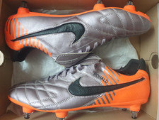 Ronaldo R9 Match Worn Boots Issued Nike Tiempo Legend Brazil Fc Barcelona...