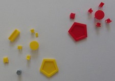 KIBRI 8092 HO - Décoration pour maison et jardin TBE banc, bassins, poubelles...