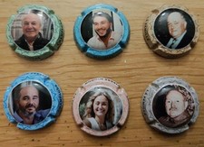 Rare Nouvelles Capsules champagne  pierre mignon lot de 6