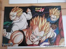 Poster Dragon Ball Z GT Vegeta Goku SS4 Trunks Dorothée magazine manga vintage