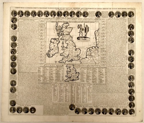 Carte ancienne angleterre - carte,