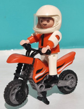 Playmobil -- Pièce de rechange -- motocross enfant 4698 --