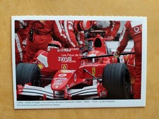 Ecurie FERRARI voiture F2005 essais privés CATALUNYA carte postale 