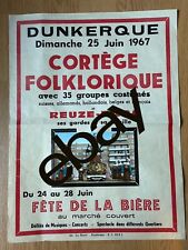 Ancienne Affiche Dunkerque