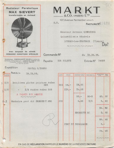 1932 radiateur parabolique max - parabolique,