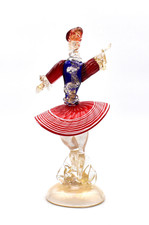 Murano Salviati/Barovier personnage vénitien 1930-1940 Italian glassware