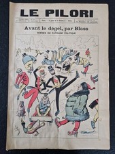 Journal Le Pilori n°249 du 25 janvier 1891 revue satirique caricature Blass
