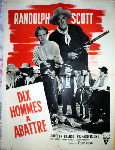 Western affichette originale - affichette,