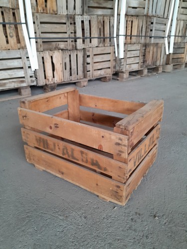 Caisses pommes vintage - , vides