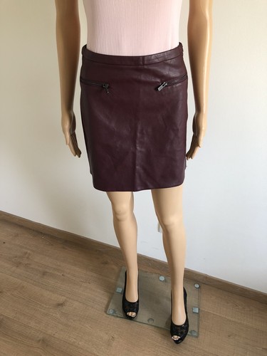 Jupe bordeaux neuve simili - neuve, en