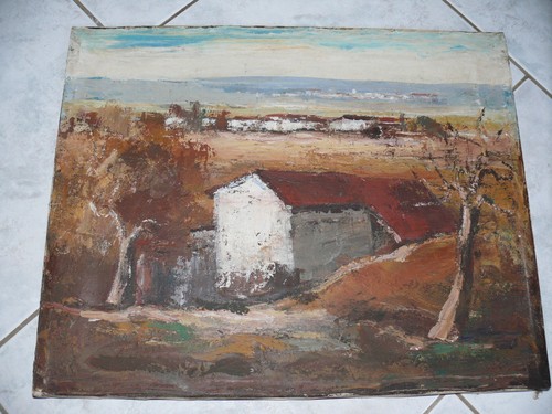 Superbe tableau huile sur - superbe,