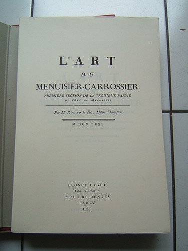 Roubo art du menuisier - roubo,