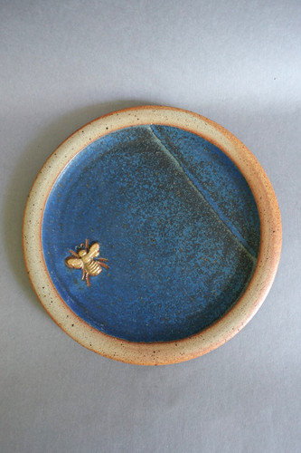 Assiette décorative grès - , en