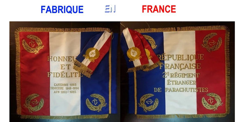Drapeau souvenir peint main - souvenir,