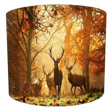 Abat-Jour De Lampe De Table En Cerf Artisanale