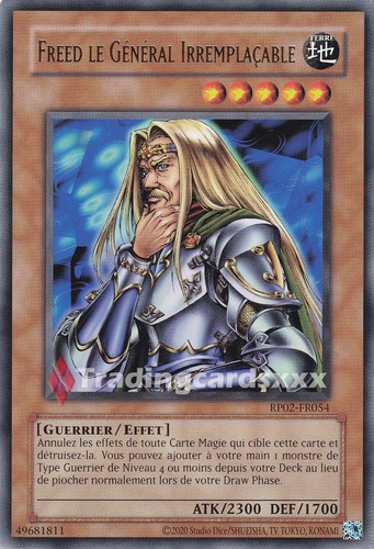 Freed le général - yu-gi-oh!,