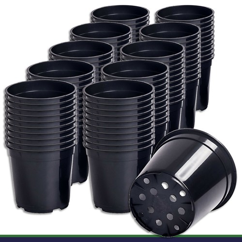 100 pot fleurs l - 100, noir