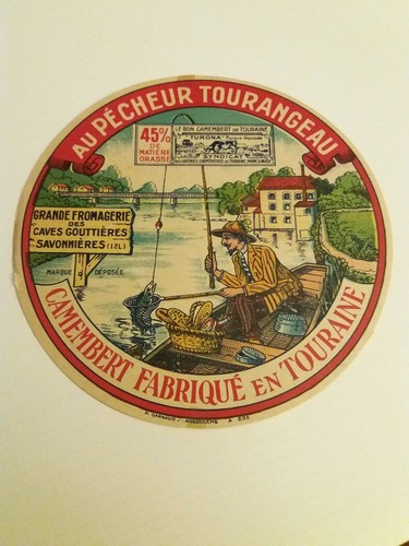 Etiquette fromage pêcheur - etiquette,