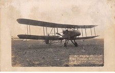 Aviation - n°69616 - Avion Anglais - Type Farman - Biplace - Carte Photo