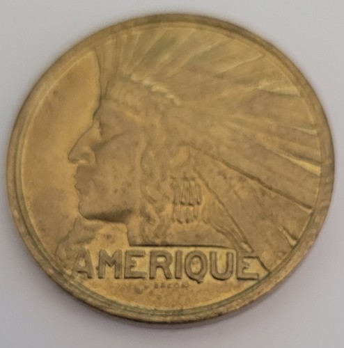 France medaille amerique - medaille,
