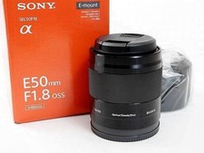 Téléobjectif Sony E 50 mm