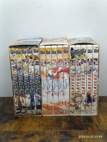 Coffret dvd manga - -, slayers