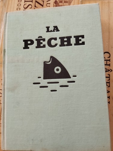 Ancien livre sur pêche - sur,