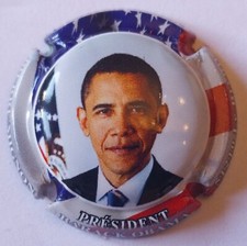 BELLE CAPSULE CHAMPAGNE PIERRE MIGNON BARACK OBAMA REF N°283 NEWS