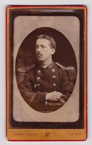 Cdv photo portrait soldat - cdv,